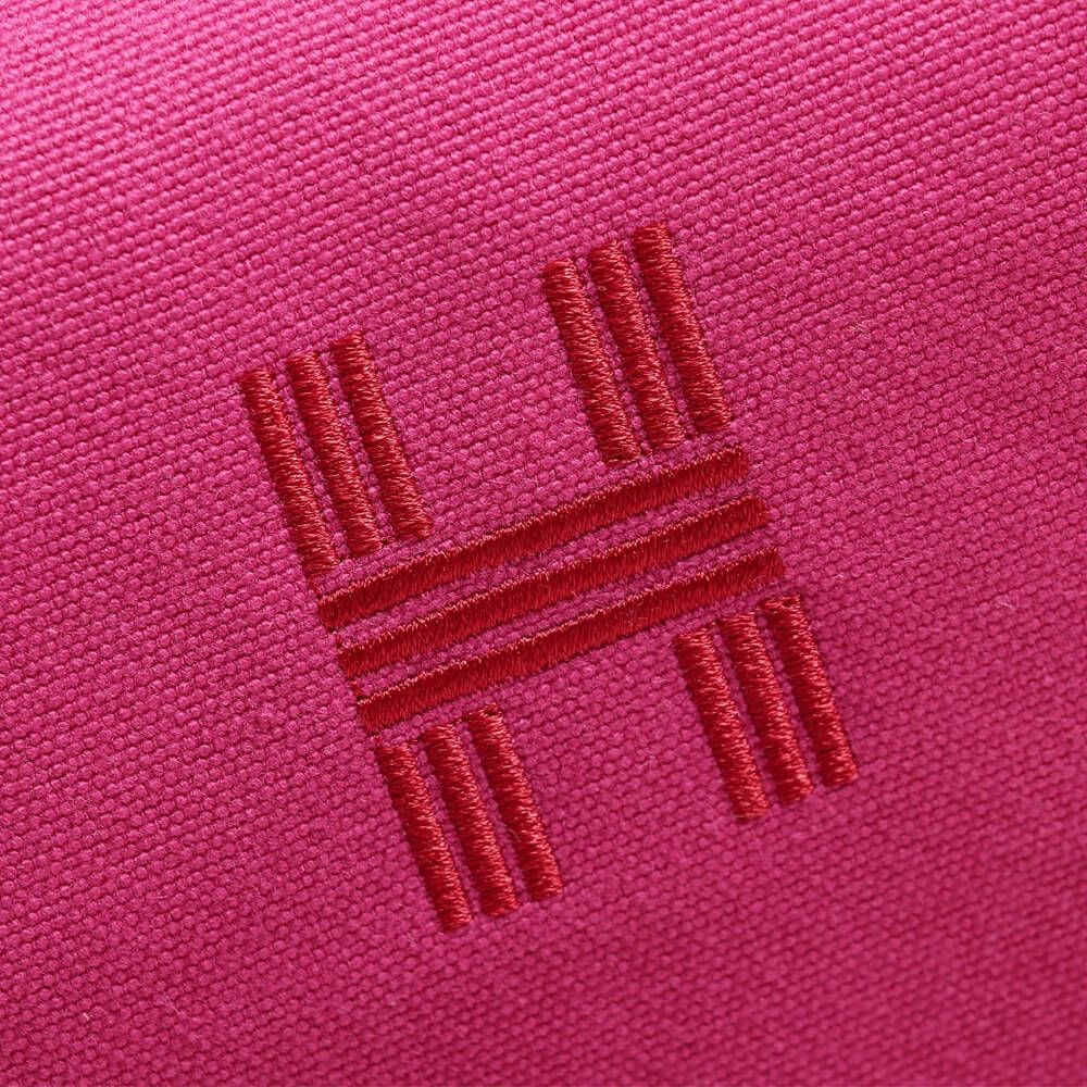 Pink Hermes toiletery bag - Image 7