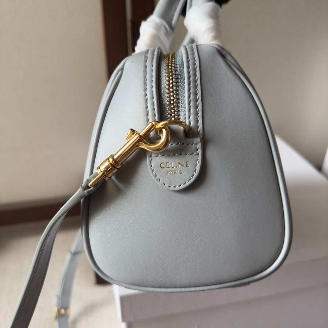 CELINE Small Boston Bag in Smooth Calfskin - Image 7