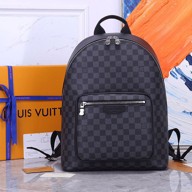 Cowhide LV Josh Backpack - Image 7
