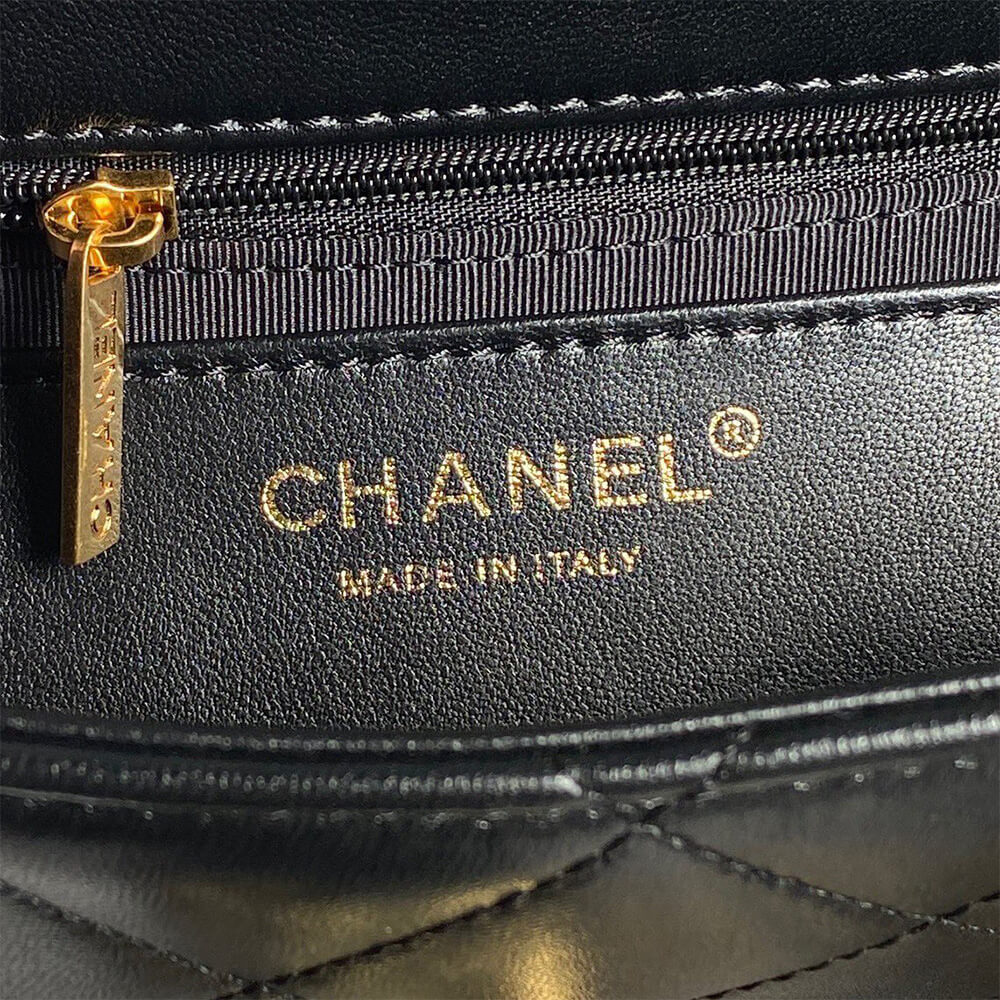 Black CHANEL Small Flap Bag (high-end grade) - Image 7