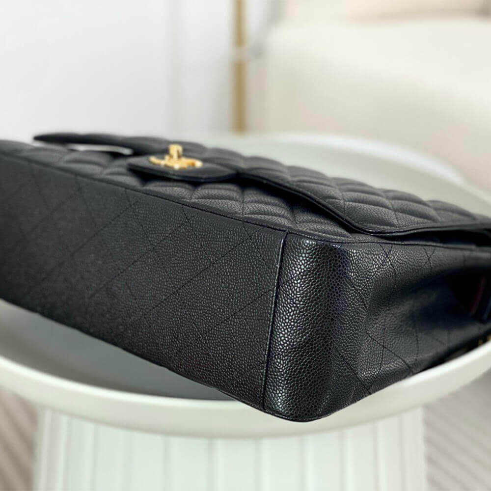 Black CHANEL MAXI CLASSIC HANDBAG (High-end grade) - Image 7