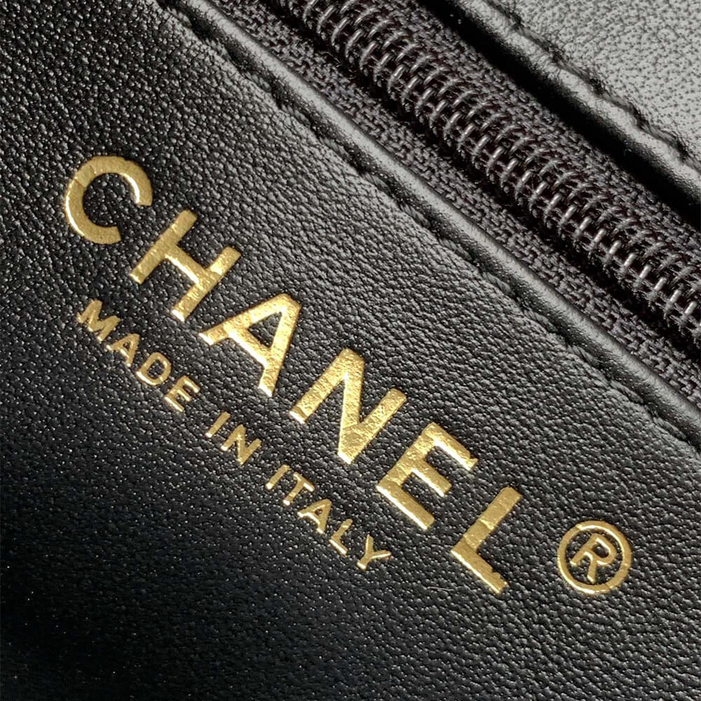 Black Chanel Mini Shopping Bag (high-end grade) - Image 7