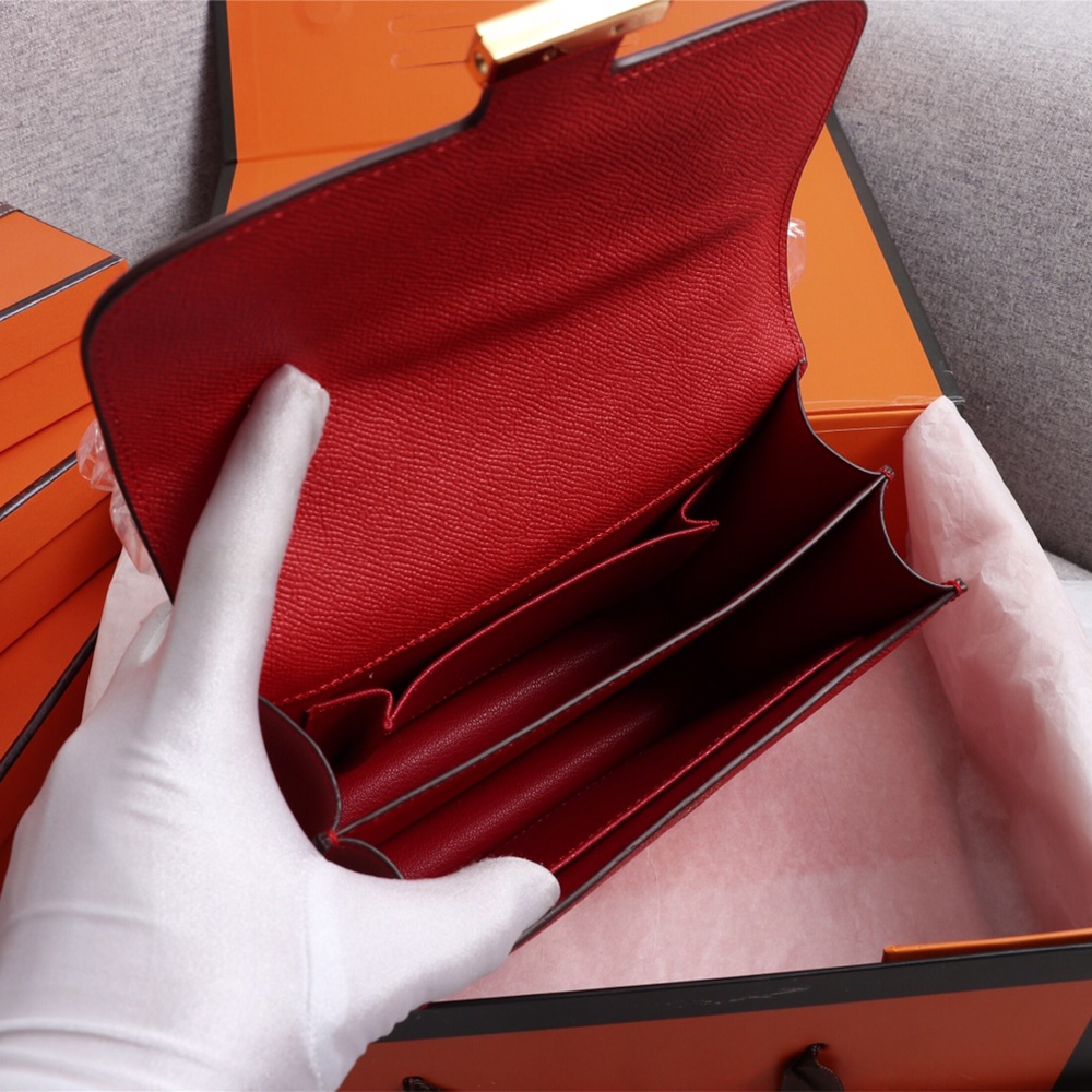 Red Hermes Constance 19 (high-end grade) - Image 8