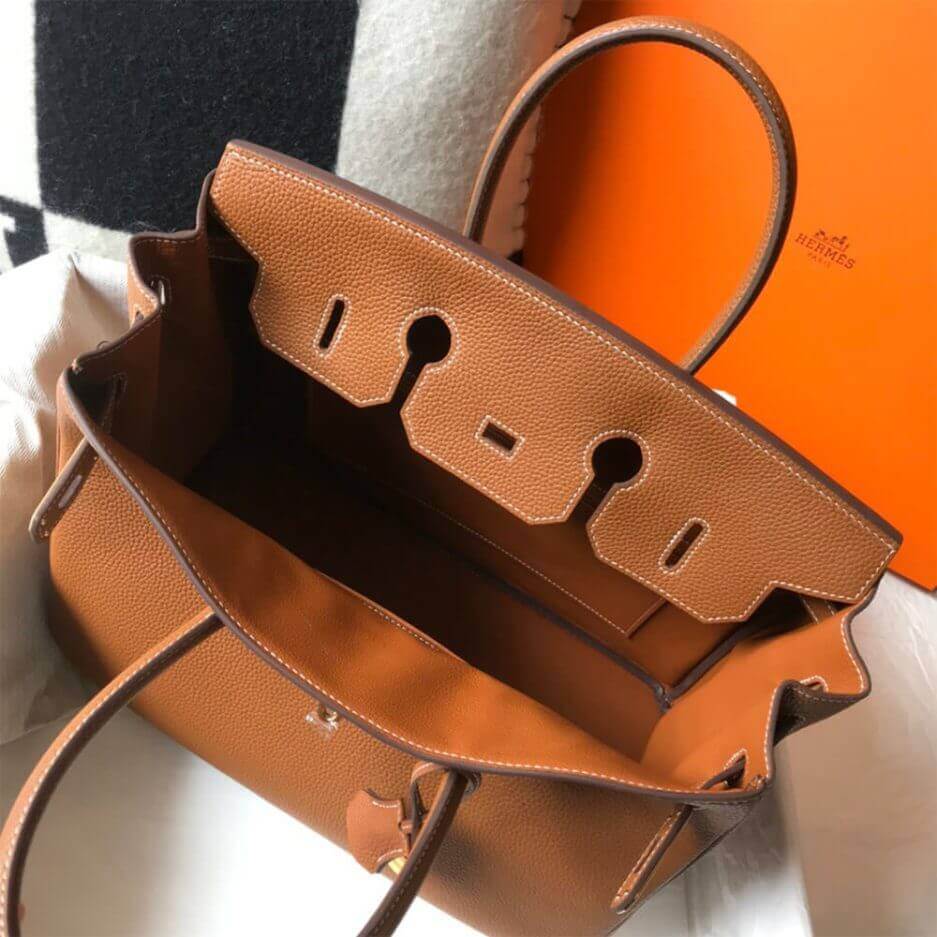 Brown Hermes Birkin 35 - Image 8
